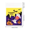 Emballage cadeau 100pcs Baby Shower Plastic Cute Cookie Package Halloween Sacs de bonbons auto-adhésifs