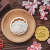 Stampi da forno 2023 Cookie Stamp Stampo 3D Pasqua Fondente Embosser Cutter Pasticceria Biscotto Per Anno Festa