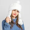 Berets Women Winter Est Outdoor Warm Fluffy Fleece Hats Faux Fur Earflap Ski Cap Casual Ear Protector Cover