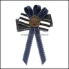 Pins broszki brytyjskie splowane modne miłośnicy kotwicy broszka broch femary wiatr odznaka męska college garnitur dar upuszcza biżuteria Ottl8