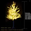 Décorations de Noël Marque Led Artificielle Cerisier Lumières 1.8 m 6.5ft Hauteur Imperméable À L'eau Utilisation Extérieure HDL Rapide