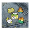 Pins Brooches Cartoon Flame Letter Alloy Collar Pins Elephant Fire Cup Planet Cowboy Badge Skirt Backpack Hats Clothes Brooch Jewel Otiuc