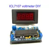 ICL7107 Dijital Voltmetre Modülü DIY kitleri DC 0 ila 200v voltaj paneli metre kırmızı LED ekran