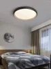 Plafondlampen Noordelijke ultradunne ronde slaapkamer LED-lamp Moderne Minimalistisch licht Luxe Designer Creative Study Living Room