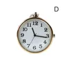 Pocket Watches Fashion Watch Small Round Dial Quartz Analog KeyChain Clock D88