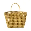 Storage Boxes Shopping Basket Multipurpose Food Lightweight Large Capacity Useful Portable Handmade Tote Bag