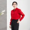 Dames blouses birdsky 1pc vrouwen lange mouw shirts blouse topkantoor dame natuurlijke moerbei zijden twill stof vaste kleuren S-228