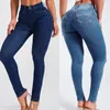 Jeans Femme Automne Et Hiver Slim Shape Small Leg Pants