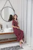 Women's Sleepwear Fdfklak Loose Fat Nightgowns Women Short Sleeve Long Dress Print Cotton Home Wear Clothes Nightdress Ladies Nightshirt