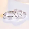 Wedding Rings Personalized Stainless Steel Polishing Rhombus -Adjustable -Graduation 2pcs/pair