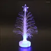 Veilleuses 3Pc cadeaux pour enfants décorations de noël petite couleur LED fibre optique jouets arbre