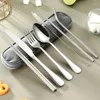 Ensembles de vaisselle Steak Set cadeau Portable Camping cuisine accessoires Restaurant combinaison acier inoxydable couverts ustensiles de cuisine