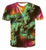 Heren t shirts 2023 zomer t-shirt en dynamisch printen 3D geometrisch ademende top Vertigo trend paar S-6XL