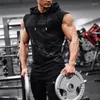 Men's Tank Tops Men Print Top 2023 Summer Male Fashion Casual Tanks With Hats Sleeveless Breathable Comfortable