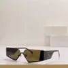 New Fashion Cool Sunglasses 58z Металлические полумадм -дизайн нерегулярная линза.