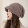 Beanies Beanie/Skull Caps som säljer vinterhatt riktiga päls hattar för kvinnor mode varm mössa solid vuxen täcke capbeanie/skalle