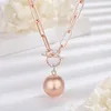 Pendant Necklaces Eudora 20mm Mexican Bola Harmony Chime Ball Pregnancy Necklace 45 Inch OT Chain Fashion Jewelry For Women Mom Gift