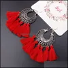 Bengelen kroonluchter bohemian mode oorbel drop druppel mticolor kwastoor oorbellen voor vrouwen meisjes charm sieraden dhs g797r f levering dhx6i