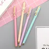 Metallic Gel Pen Fashion Bow Series Quality Unisex Pens Cute Water Black 0.5mm Office Writing Supply Student Stationery
