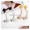 Stud Fashion Jewelry Womens Long Ball Dangle örhängen Disco Dancing Drop Delivery Dhyyf