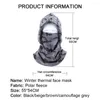 Bandanas Winter Heart Plus Velvet Balaclava Hood Hood Provó à prova de lenço a frio Máscara de cano de esqui ao ar livre de esportes térmicos unissex