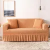 Tampa de cadeira Papamima laranja acolchoado estilo europeu Cobrir capa