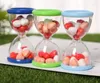 Geschenkwikkeling Creative Sand Clock Candy Boxes Plastic Hourglass Wedding en Party Favor Box Groothandel