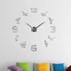 Wanduhren Quarz 3d Diy Home Dekorationen Acryl Spiegel Uhr Horloge Moderne Uhr Aufkleber Echt