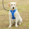 Dog Collars Adjustable Pet Harness Puppy Collar Soft Breathable Polyester Mesh For Medium Small Cat Accessories