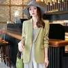 Women's Suits Women Fashion Chic Office Lady Blazer Vintage Solid Color Elegant Long Sleeve Outerwear Classic Loose Casual Tops 2023