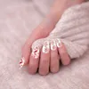 Nail Art Kits Kerststicker Rode zelfklevende rendier Santa Stickers Snowflake Elk Patroon Diy voor vrouwen