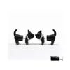 Stud Impalement Black Stereoscopic 3D Cute Cat Handmade Earrings For Women Lovely Pearl Piercing Ear Drop Delivery Jewelry Otx0E