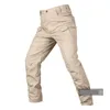 Calça masculina masculina calça de combate tático militar swat exército ao ar livre cargo caminhada casual multi -bolsos