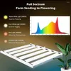 Grow Lights Full Spectrum Real 320W IP65 Dimble LED -ljus för inomhusväxter Blomma växthustältplantor Fitolampy Phyto Lamp