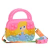 Fidget Sacs À Main Jouets Sensoriels Bulle Sac À Bandoulière Sangles De Téléphone Portable Pousser Le Doigt Téléphone Pochette Cas Changer Porte-Monnaie Décompression Licorne Popping Jouets Pour Filles Enfants