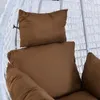 Kussenhangende mandstoel Swingstoel verwijderbaar dikke ei hangmat wieg buitenlucht achter hee889