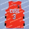 Баскетбольные майки Custom Syracuse Orange College Basketball Jersey Энтони Бадди Боугейм Джозеф Жирар III Официанты Бенни Уильямс Коул Свидер Симр Торренс