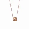 Pendant Necklaces High Quality Rose Gold Color Long Fashion Anise Star Necklace For Women Jewelry LN038