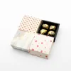 Geschenkomschakeling 10 stks kleine chocolade snoepdoos Verjaardag Wedding Party Favor lade Soap Boxes verpakking papier kartonnen bruidsdouche