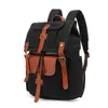 Рюкзак M402 прибыть в Европу холст кожаные рюкзаки Mens Mens Laptop Daypacks Водонепроницаемые рюкзаки с большими восками