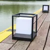 Solar Post Light Outdoor Garden Lamp Villa Patio Staket Landskap Pillar Waterproof Column