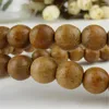 Strand natürliche vietnamesische Adlerholz Aloeswood Männer Schmuck Armbänder 9mm 108 Perlen Bund kraftvolle Gebet Runde Armband