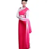 Stage Wear Parrella/Fan/Yangko Dance Costume Chińskie kostiumy ludowe klasyczne dla kobiet Yangko Performance