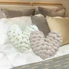 Poduszka domowa sofa tkana rzuć oddychającą ręcznie wykonaną mody w kształcie serca zapasy gospodarstwa domowego