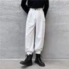 Men's Pants Men Women Streetwear Fashion Belt Pocket Casual Cargo Harem Pant For Couple Japan Harajuku Korean Trousers MaleMen's