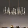 Ljuskronor French Light Luxury Crystal Chandelier Creative Personality Living Room Dining Lamp Modern Minimalist Designer