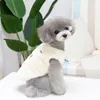 Собачья одежда милая мода Baby Bead Bear Двойное хлопковое пальто плюшевая домашняя одежда костюмы