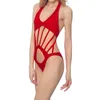 Women's Swimwear Paotang Summer Double-Layer Triangle Sexy Backless Red Black Bikinis 2023 Women Body Suits Swimsuit Seaside Beach