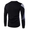 Magliette da uomo uomo abbigliamento camicia autunnale fanatica pullover patchwork a manica lunga top casual sports sola primavera maschio