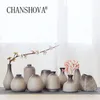 Vases CHANSHOVA chine poterie petit Vase rétro fleur Floral céramique décoratif conteneur moderne décoration de la maison H307
